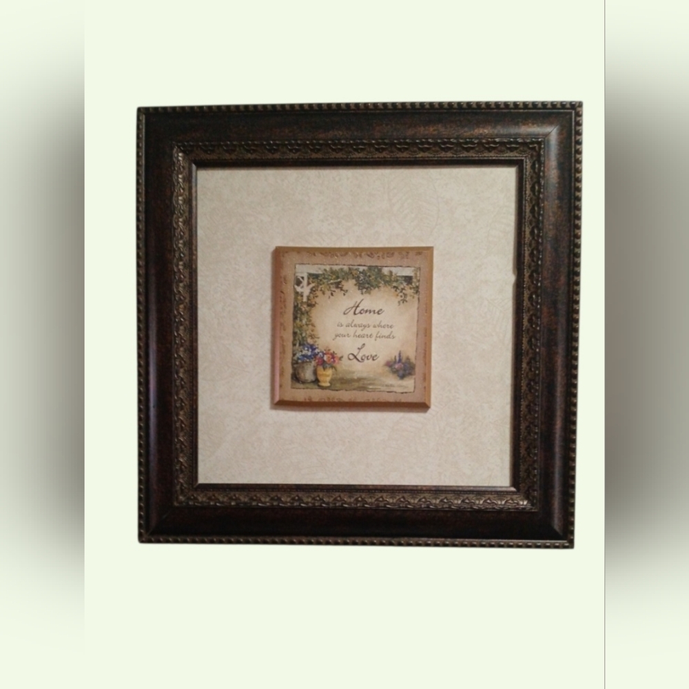 🏷Kirklands "Bless Heart" Framed